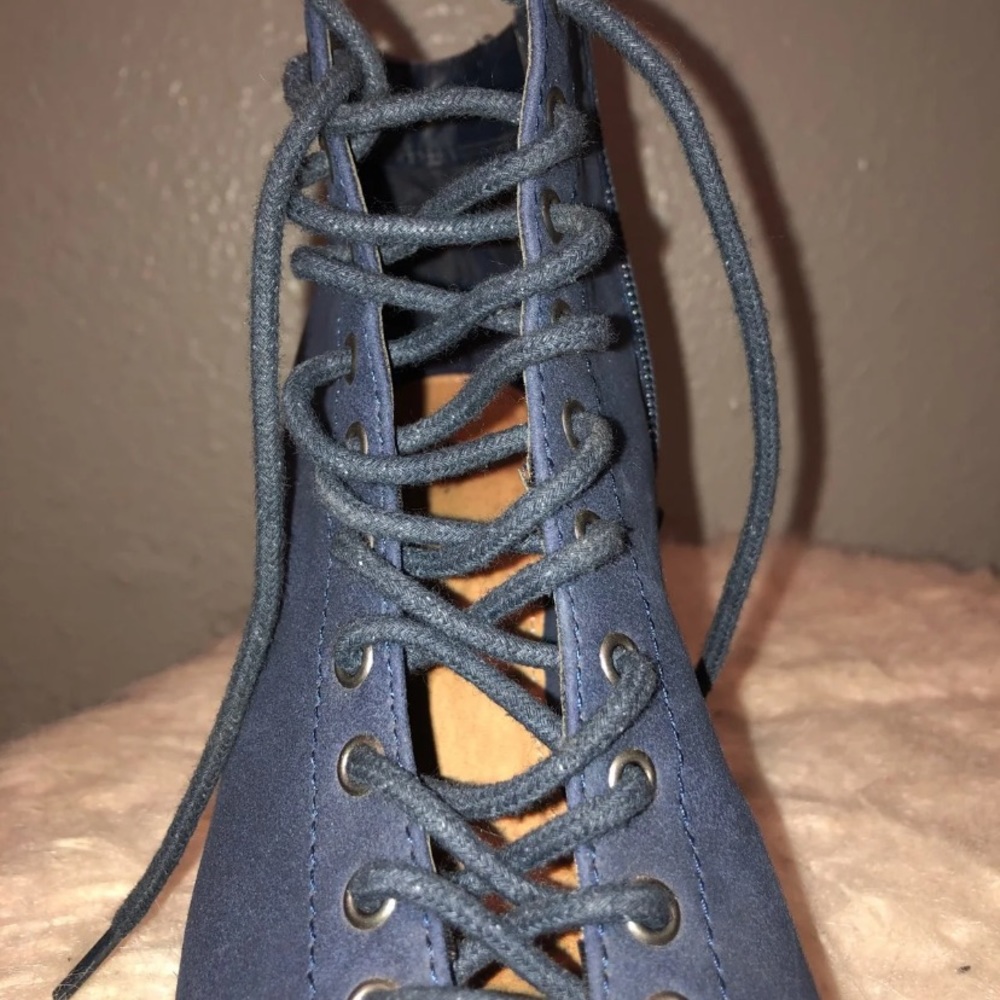 Open toe booties